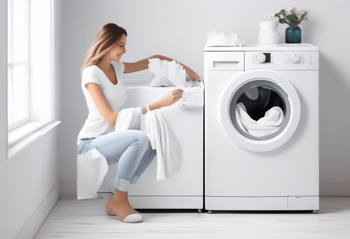 como clarear roupa branca na máquina de lavar