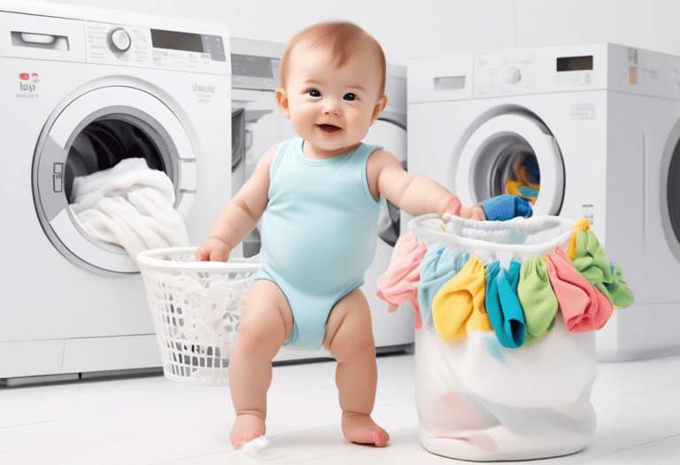 como lavar roupa de bebê na máquina