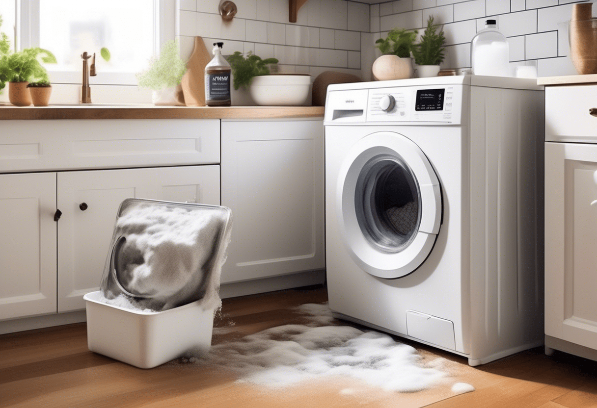 como limpar máquina de lavar roupa com vinagre e bicarbonato