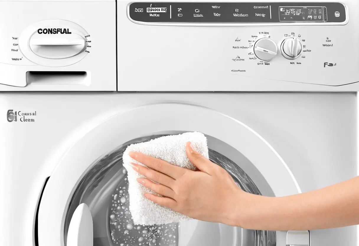 como limpar máquina de lavar roupas consul