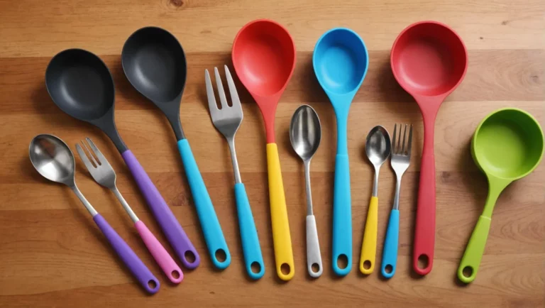 Utensílios de silicone ou aço inoxidável